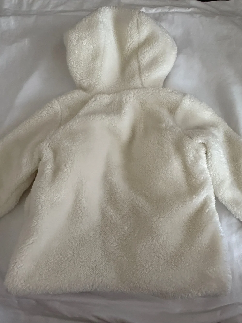 Magnetic Me Cream Sherpa Fleece Hooded Winter Bear Suit